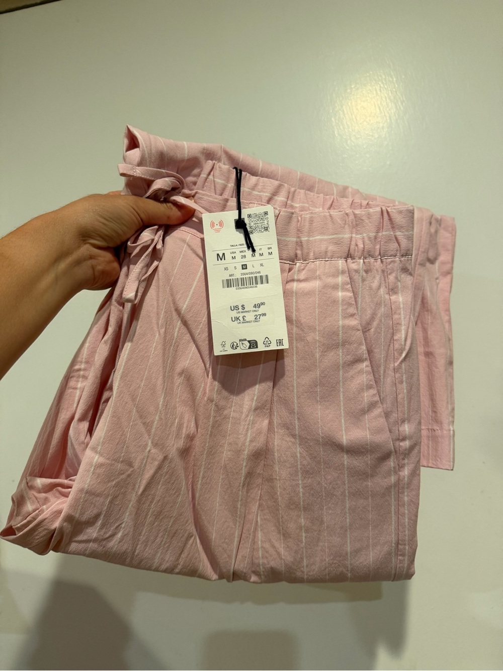 Zara  Striped Woman Culottes (M)